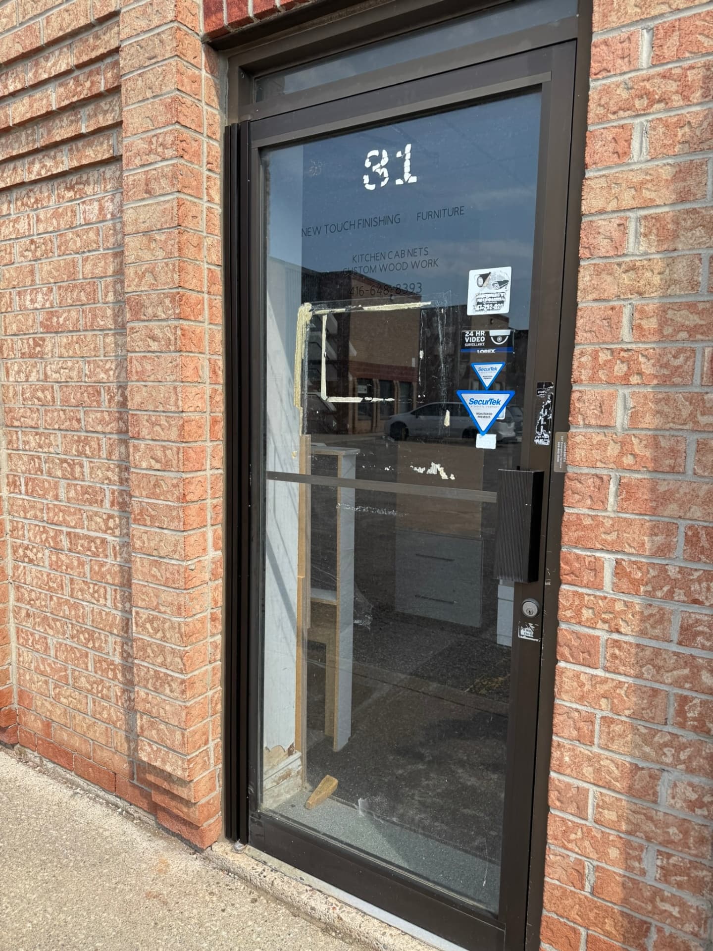 Bronze Continuous Hinge Installation